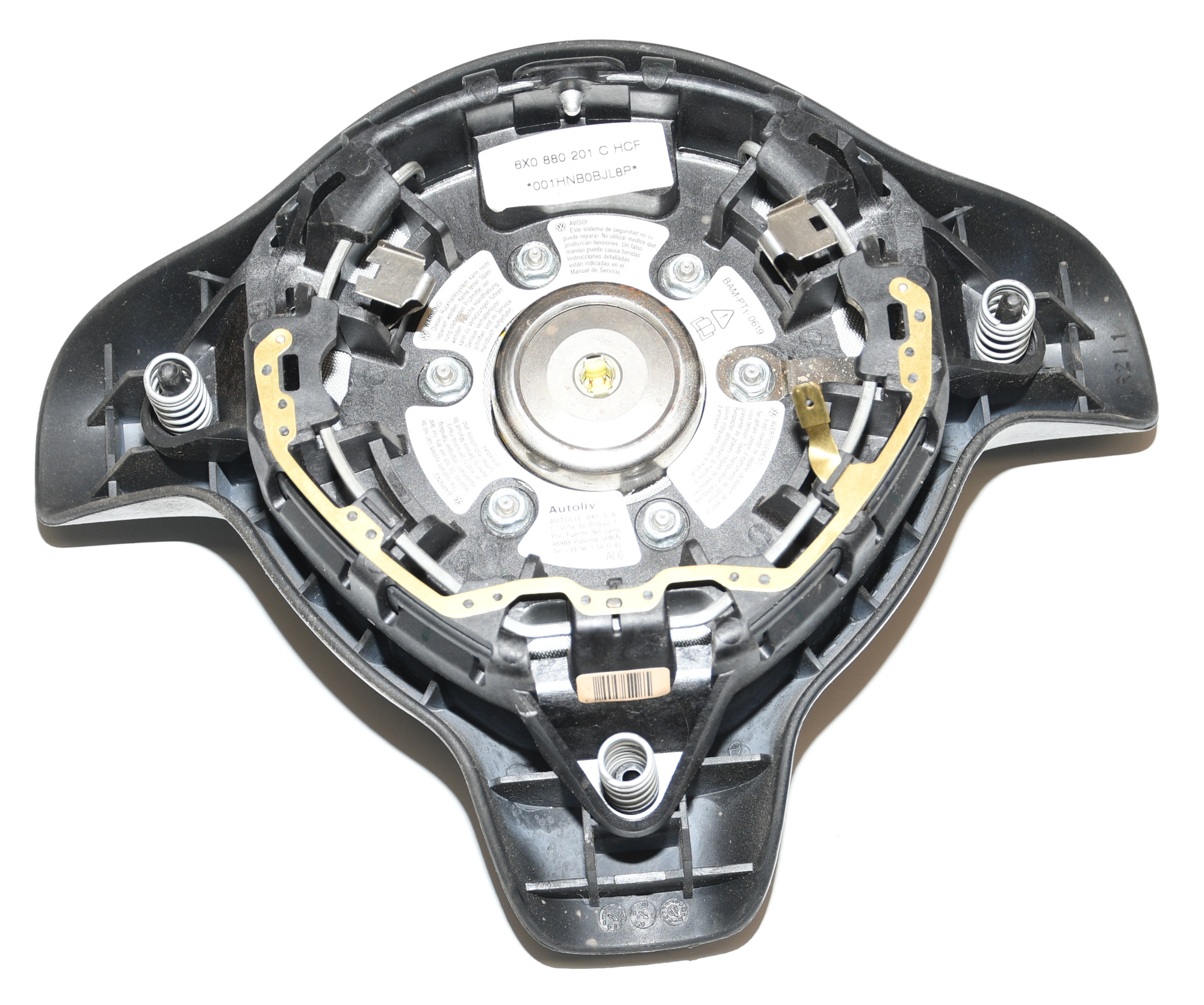 Blende Abdeckung Lenkrad  6X0880201C HCF Polo 6N Original Autoliv 