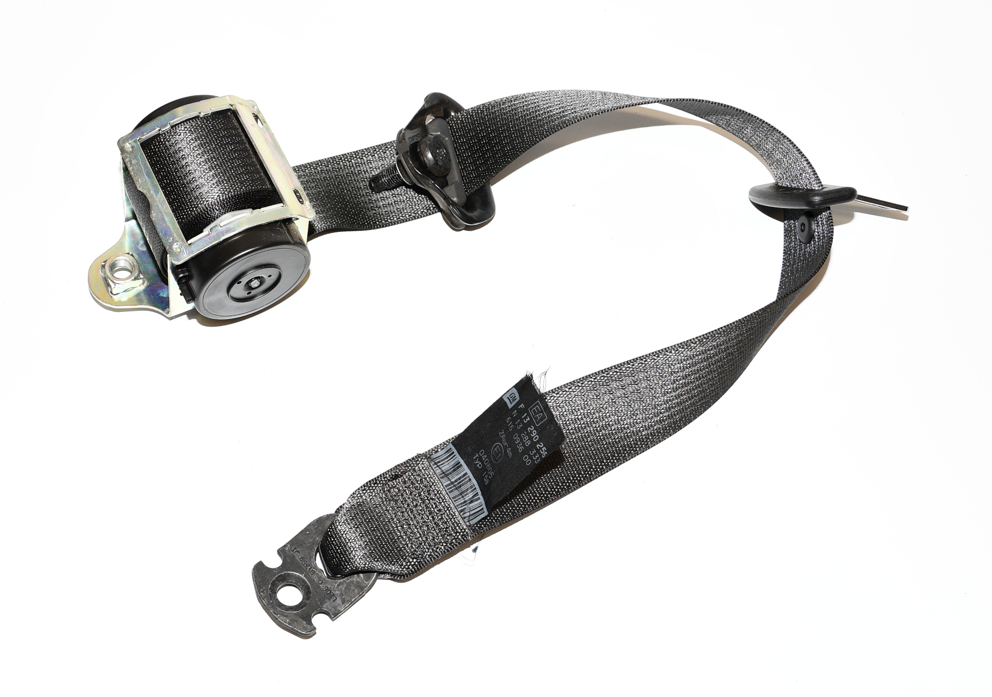 Dreipunkt Sicherheitsgurt Hinten,Rechts,Links 13290256 Schwarz Corsa D Original 