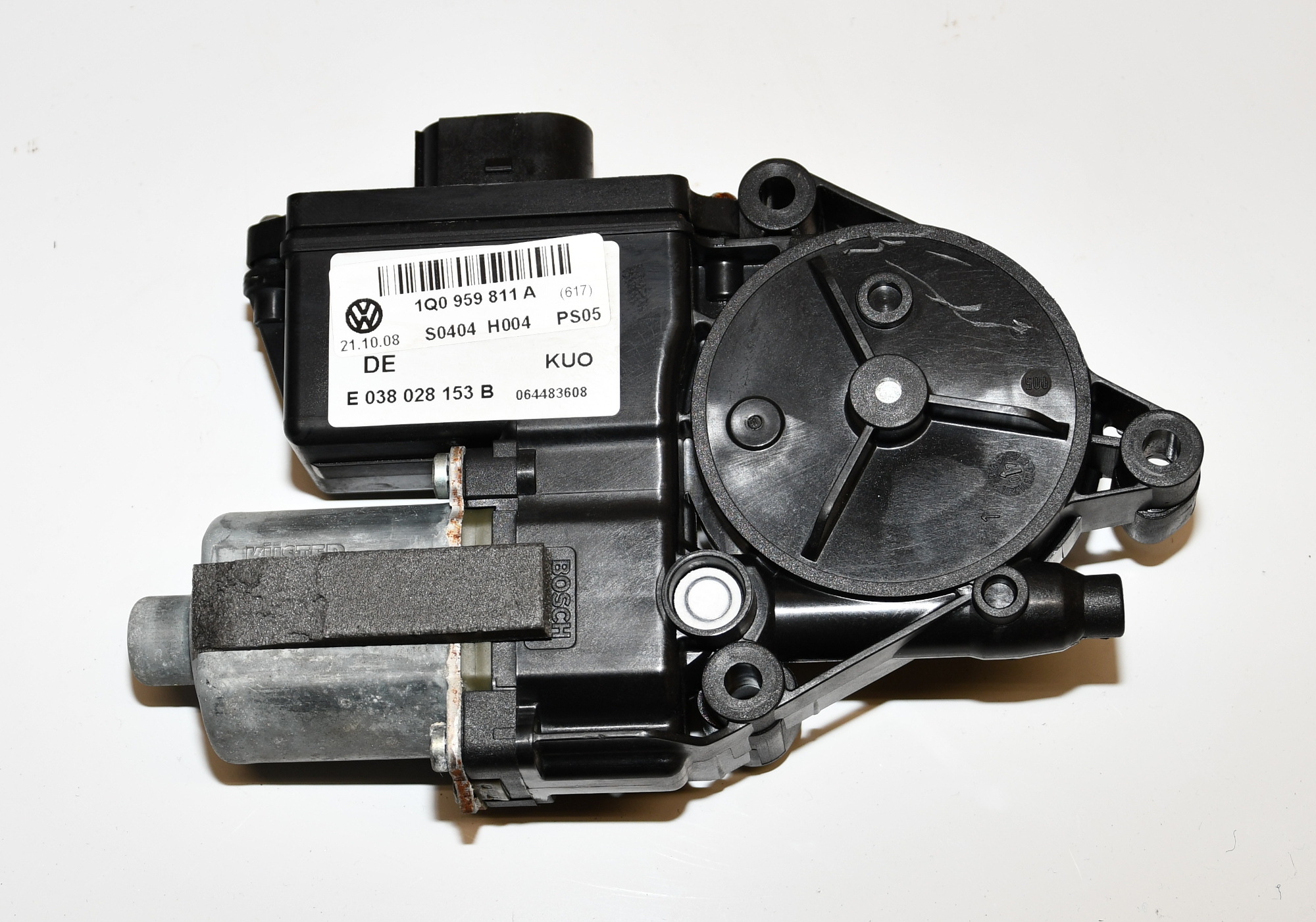 Fensterhebermotor mit Steuergerät Hinten,Links 1Q0959811A VW1 EOS Original 