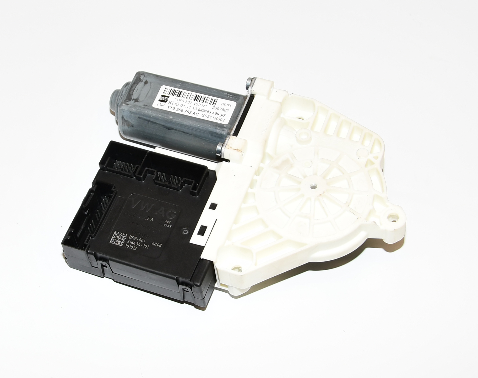 Fensterhebermotor mit Steuergerät Vorne,Rechts 1T0959702AC Z01 Leon 1P Orig. 