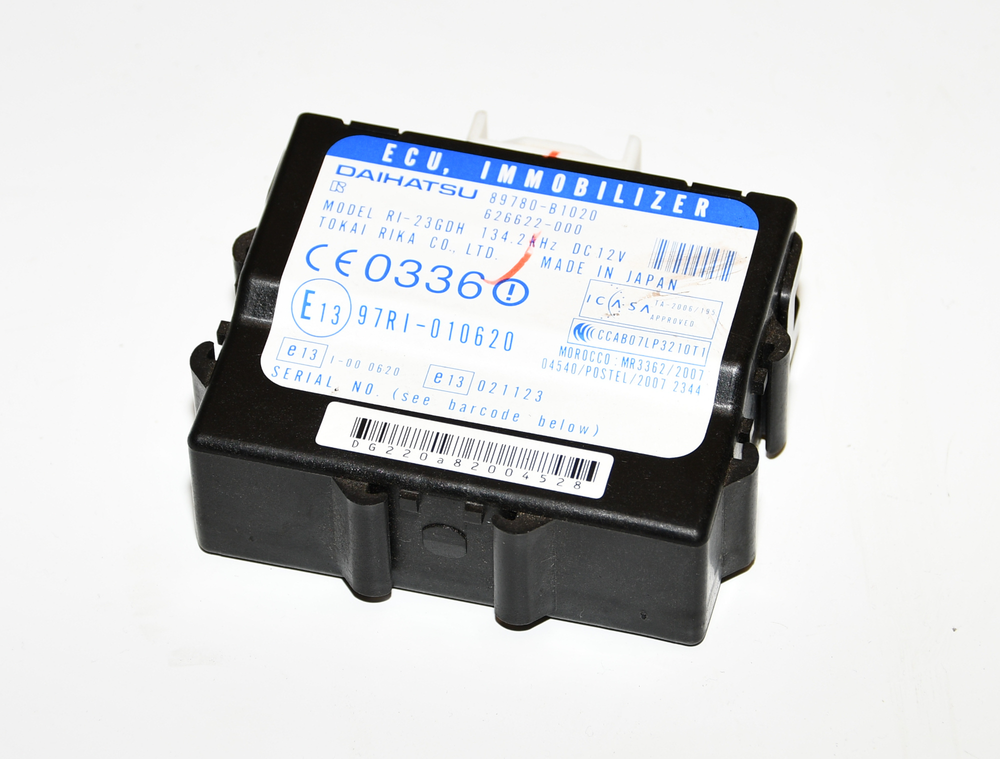 Steuergerät  Wegfahrsperre 89780-B1020 Sirion M3 Original Daihatsu 
