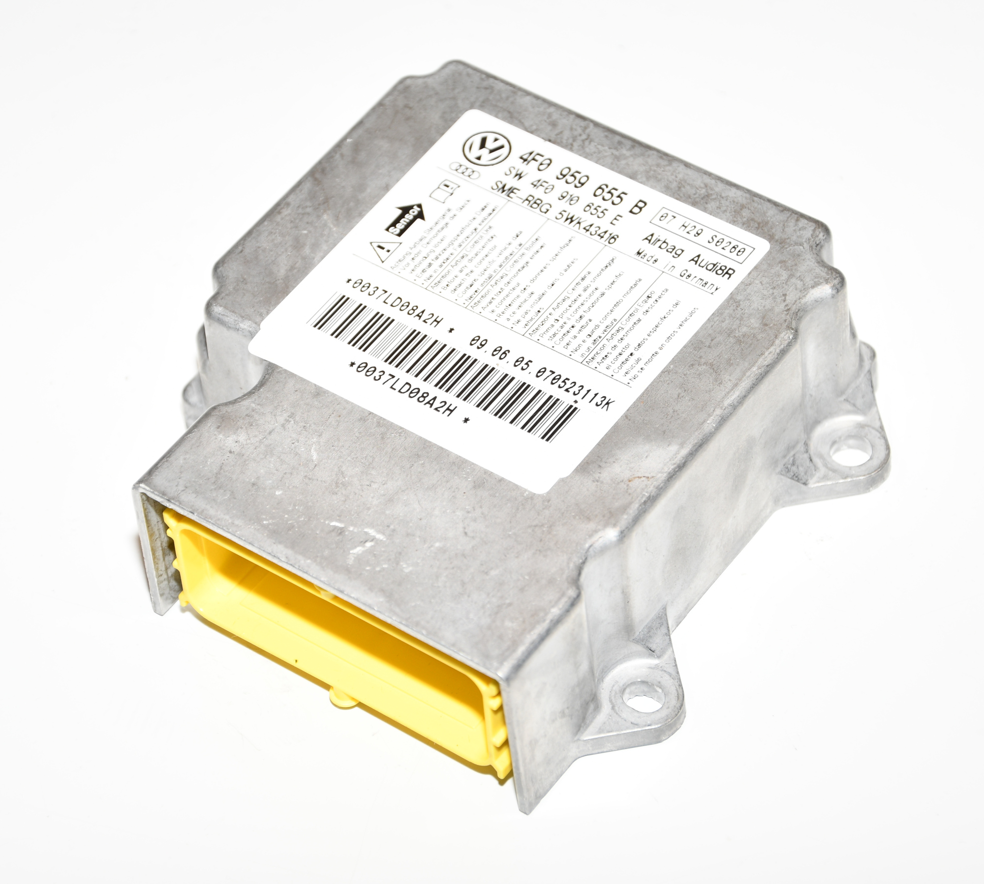 Airbagsteuergerät Airbagmodul  4F0959655B A6 4F Limosine Original AUDI 