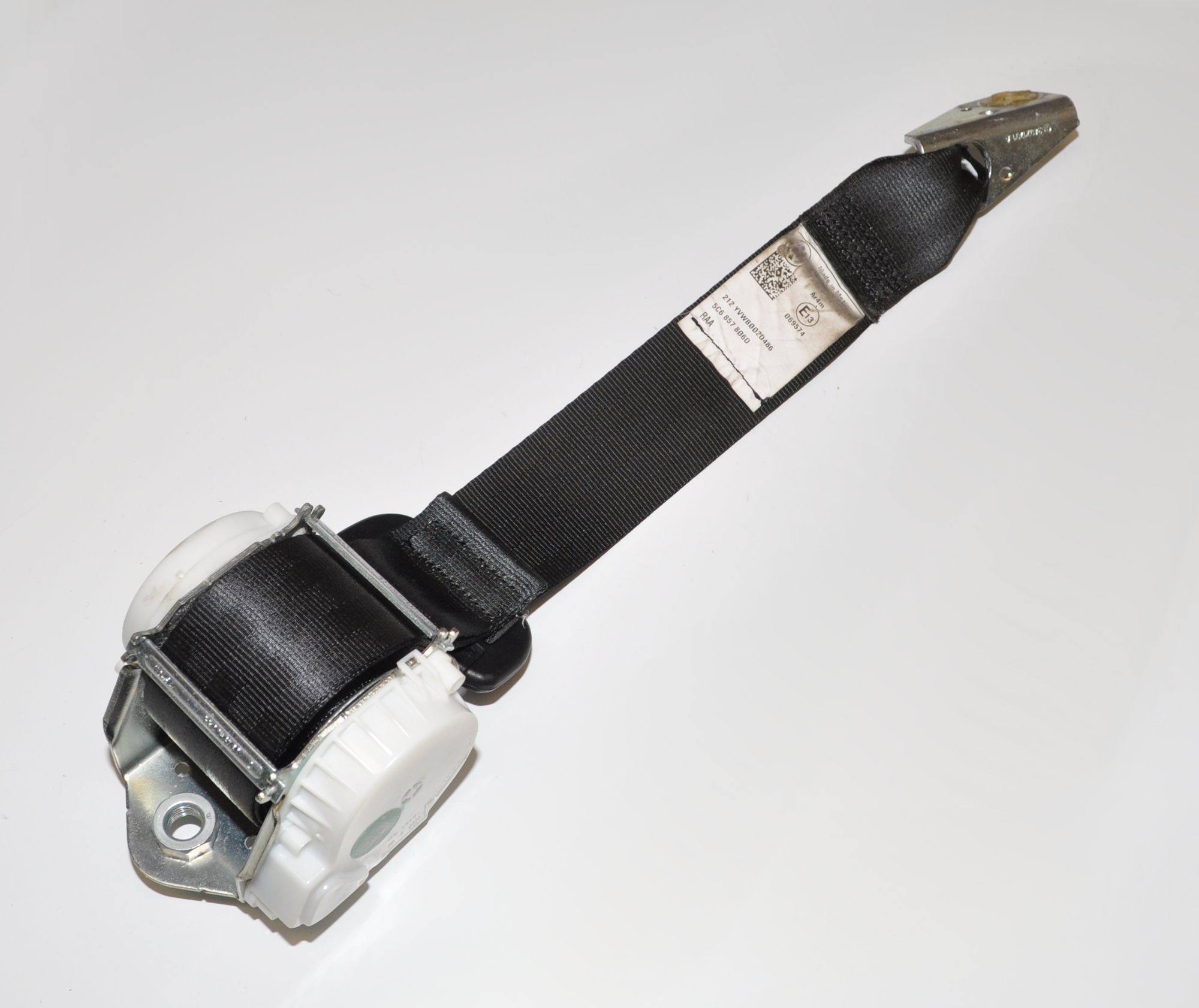 Dreipunkt Sicherheitsgurt Hinten,Rechts 5C6857806D RAA Jetta Original VW 