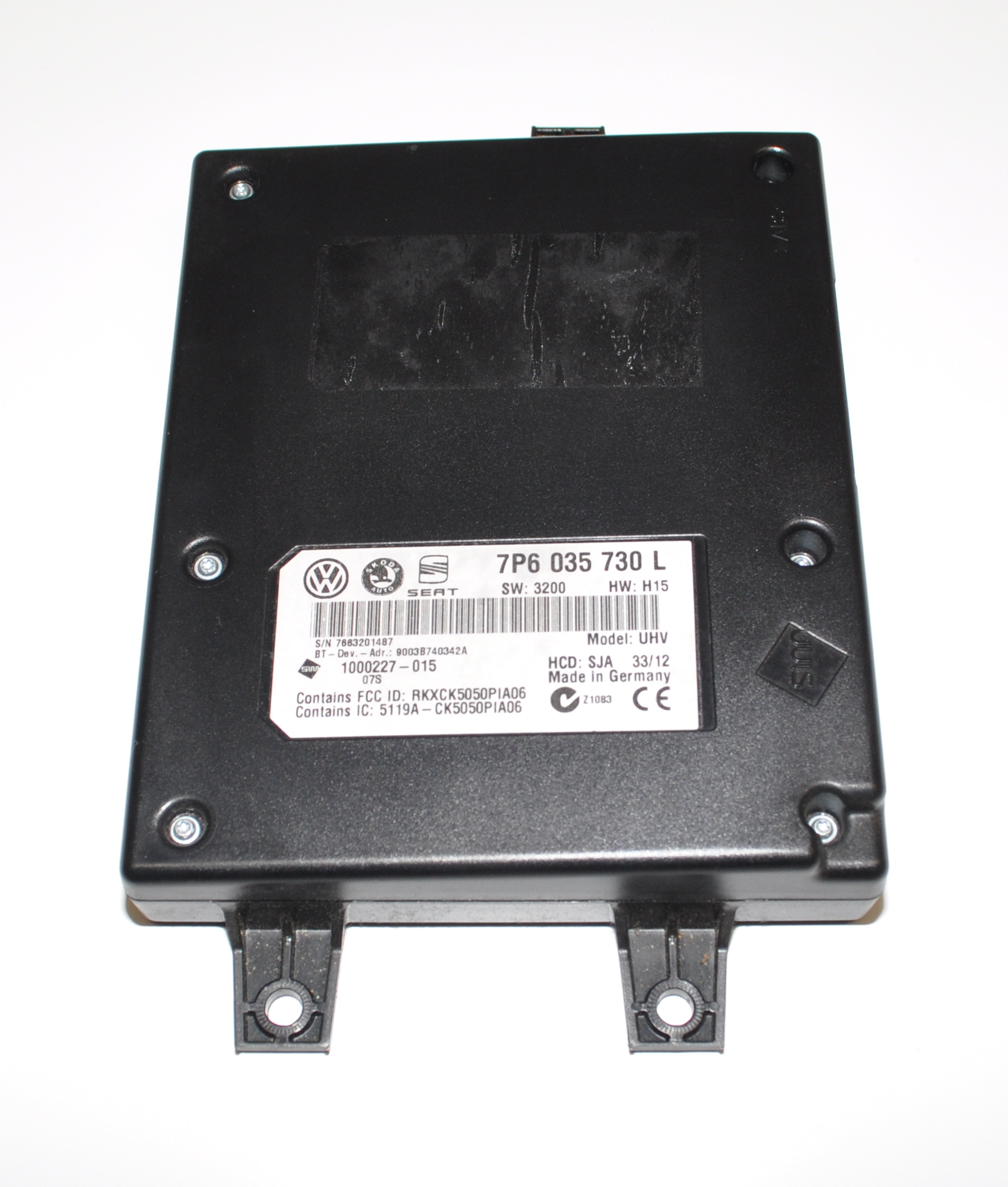 Steuergerät Telefon Interfacebox Bluetooth  7P6035730L  Octavia Original Skoda 