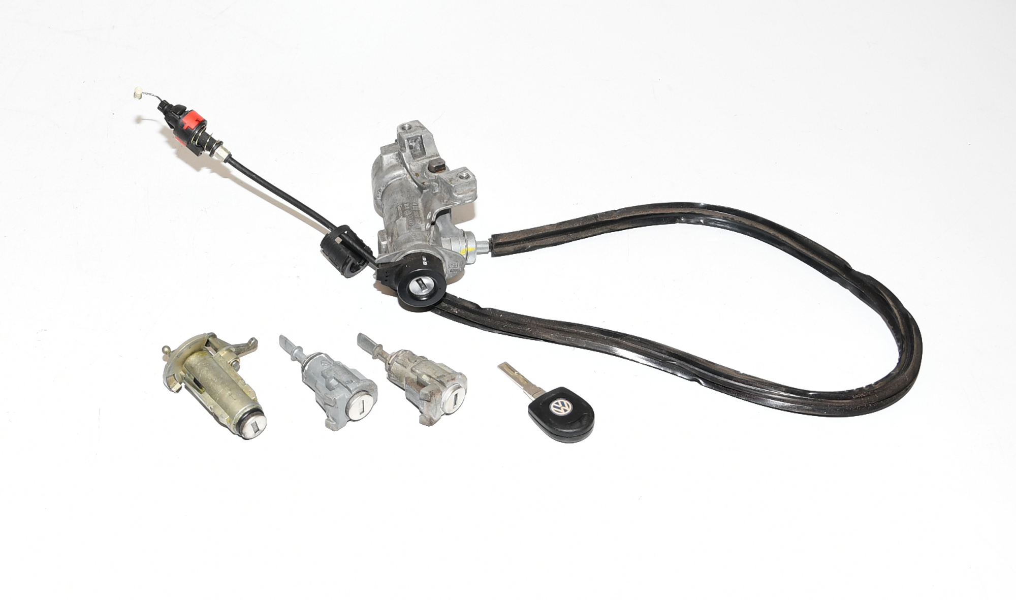 Schlosssatz Schließzylinder Schlüssel  4B0905851B Polo 9N Original VW 