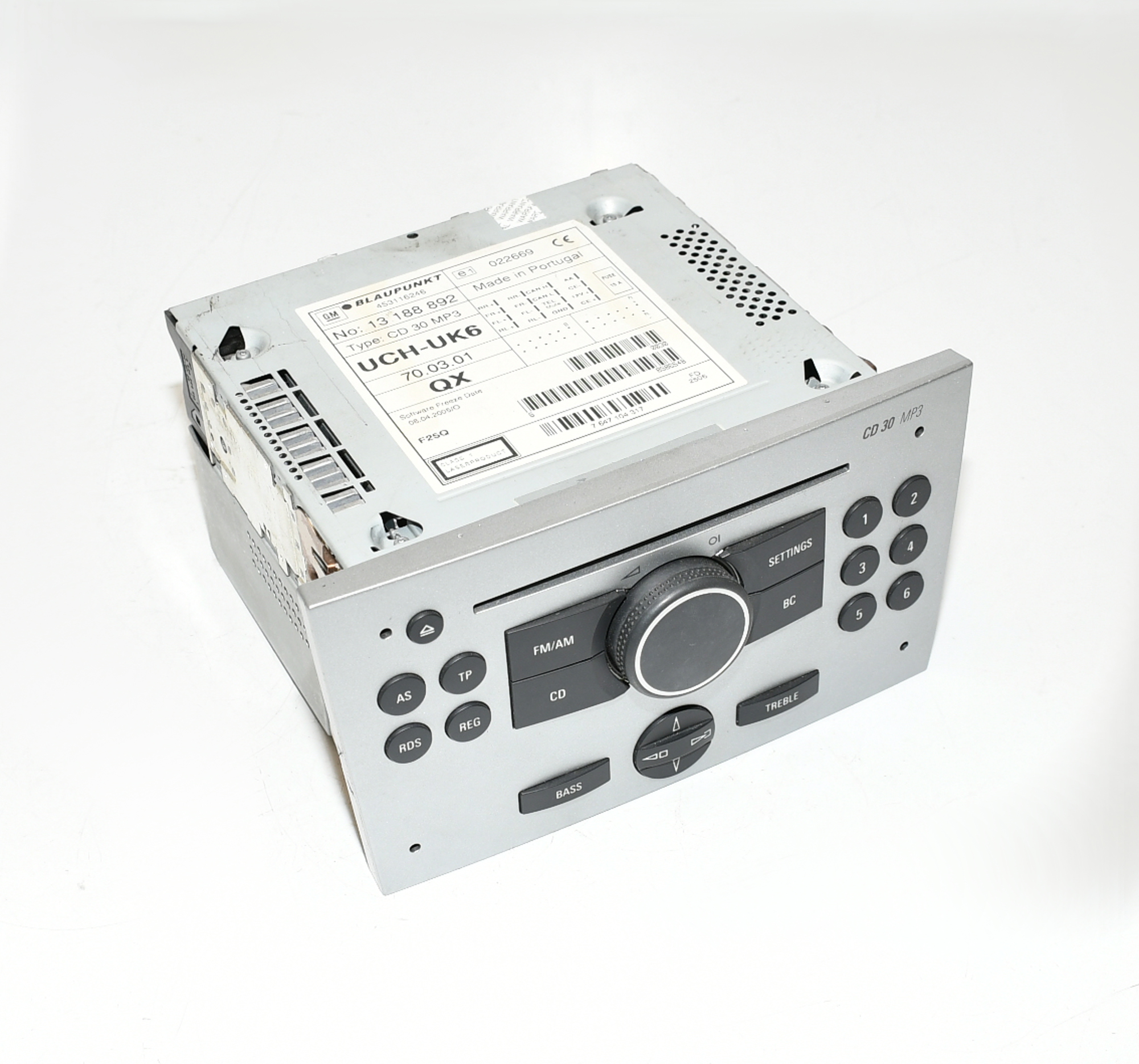 Autoradio CD-Radio  13188892 SATIN STONE Corsa D Original Blaupunkt 
