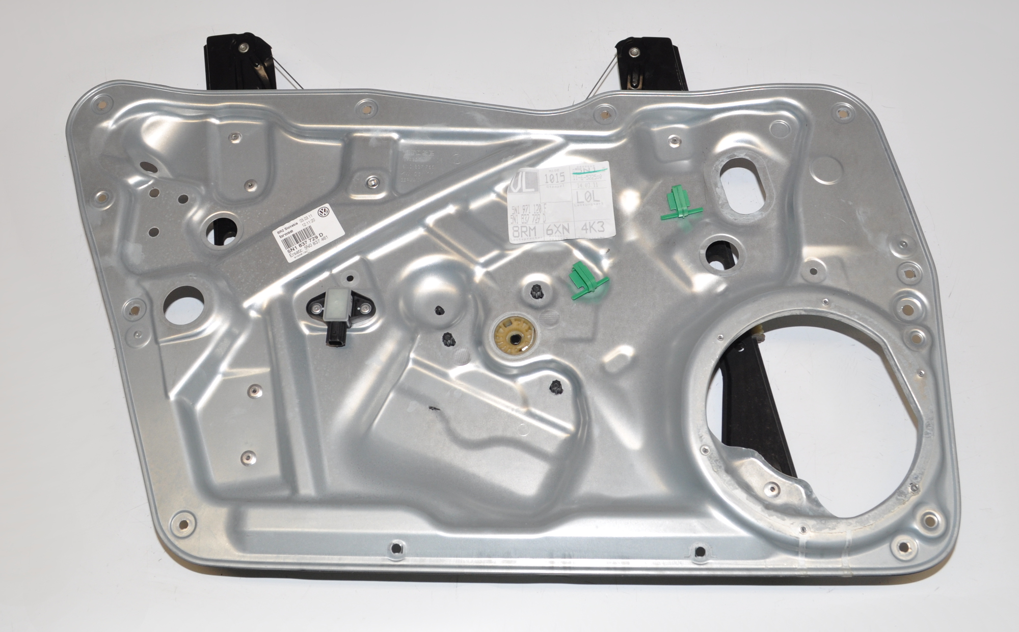 Fensterhebermechanik elektr. ohne Motor Vorne,Links 5N1837729D Tiguan 5N Orig. 