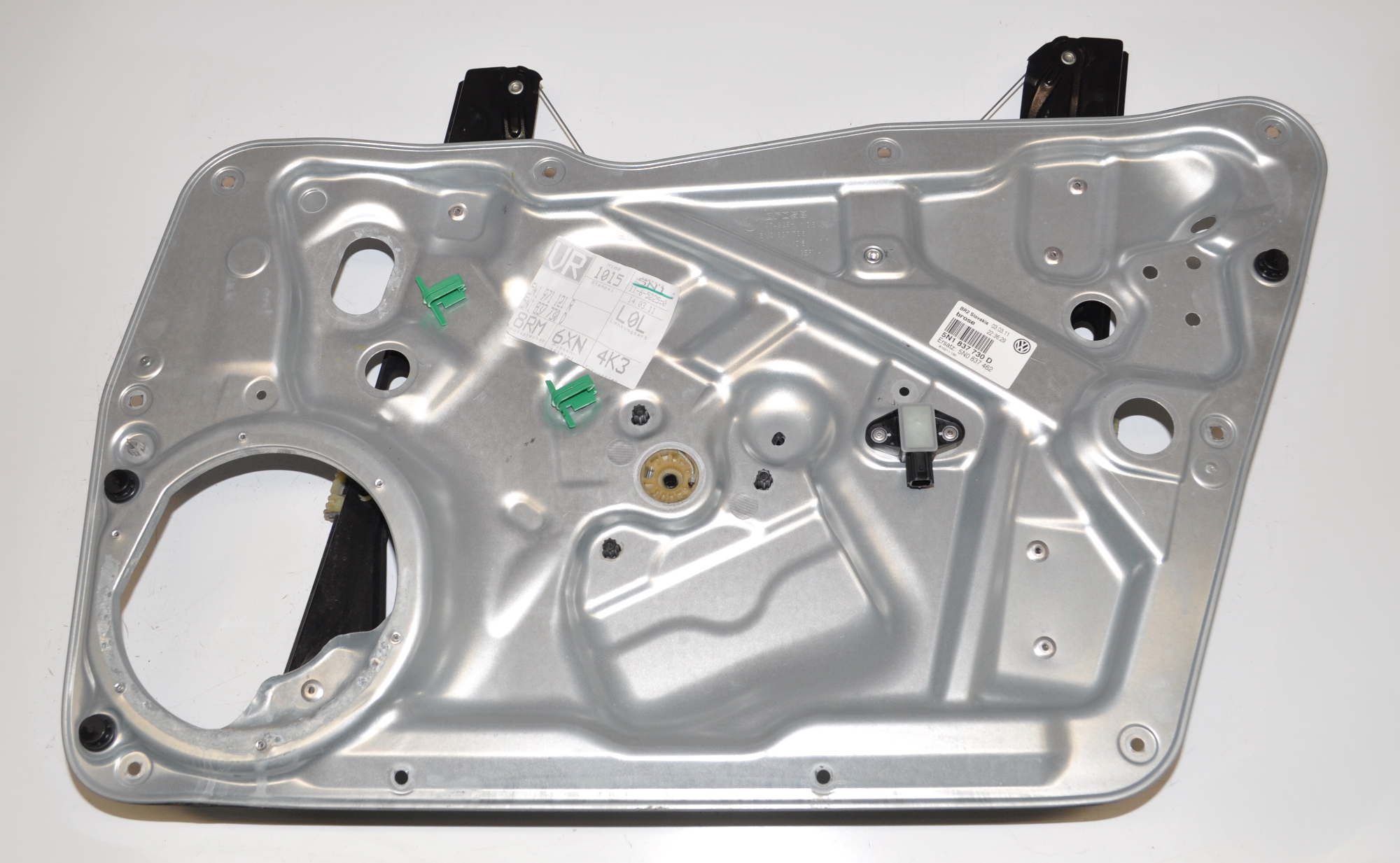 Fensterhebermechanik elektr. ohne Motor Vorne,Rechts 5N1837730D Tiguan 5N Orig. 