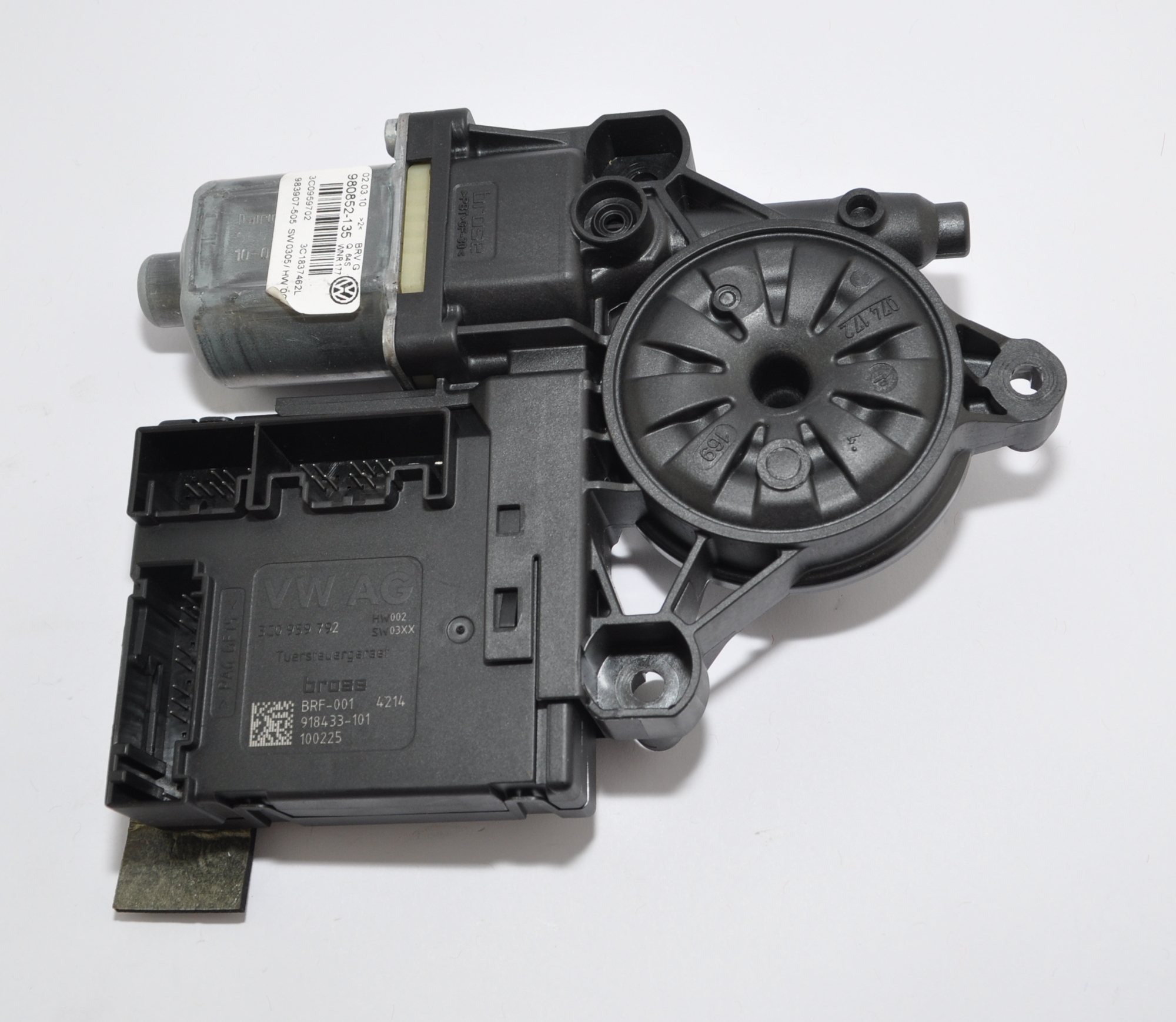 Fensterhebermotor mit Steuergerät Vorne,Rechts 3C1837462L Passat 3C Var. Orig. 