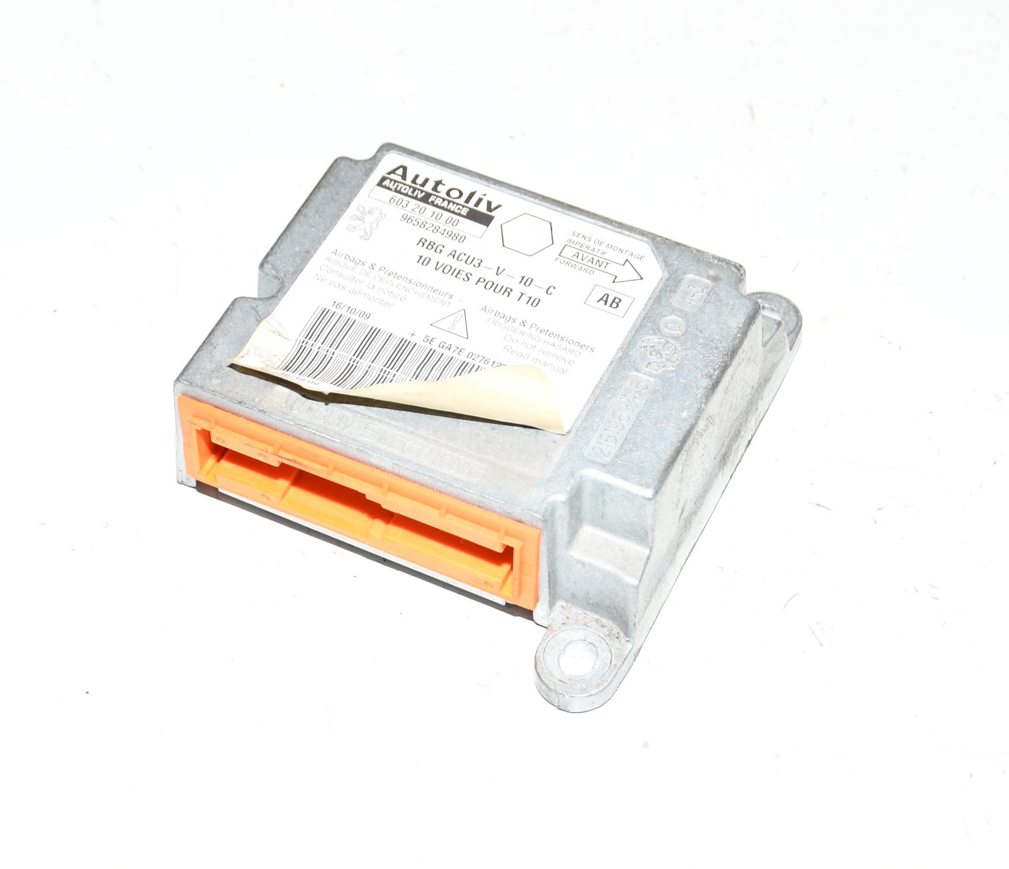 Airbagsteuergerät Airbagmodul  9658284980 206+ Original Autoliv 