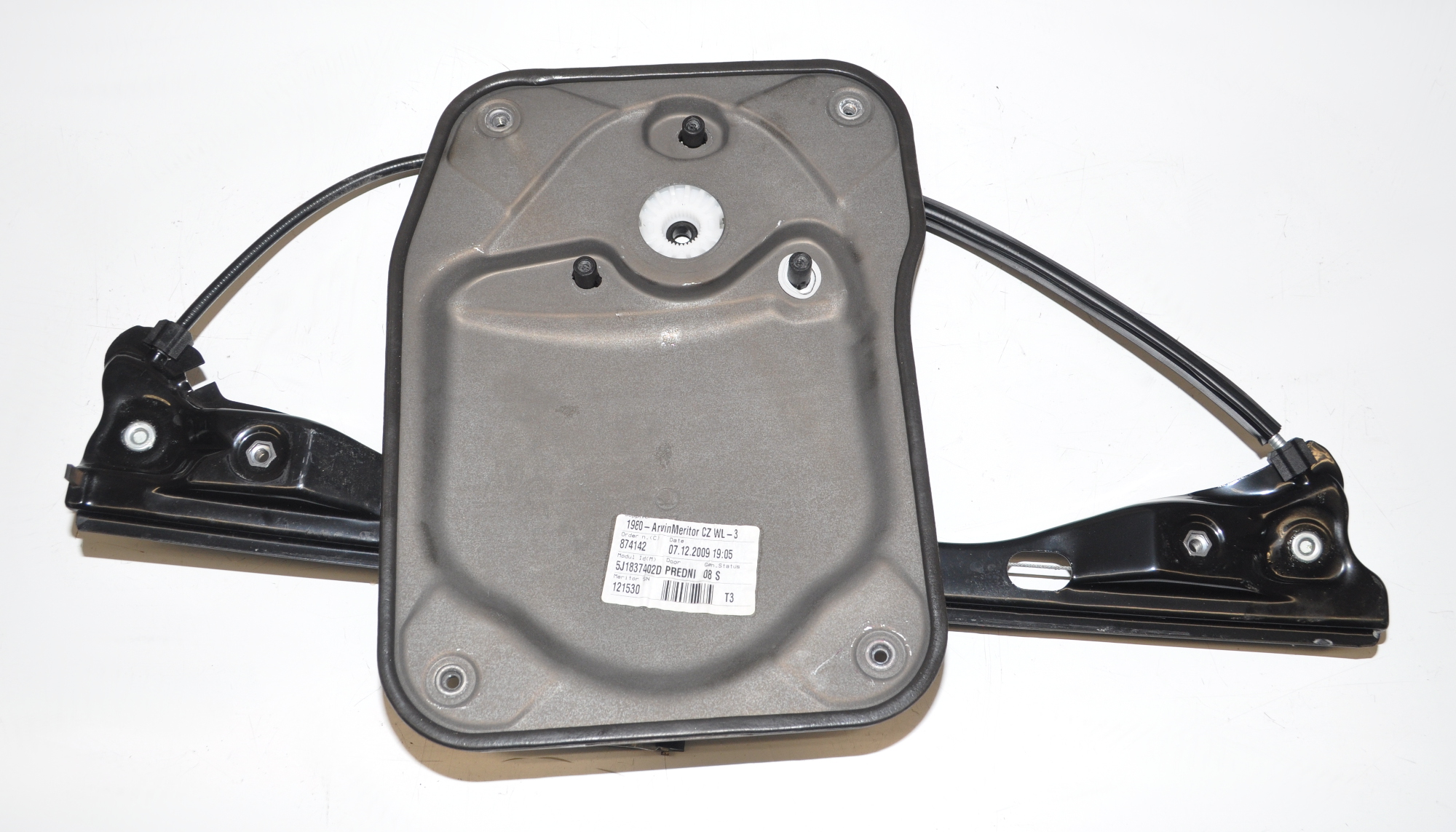 Fensterhebermechanik elektr. ohne Motor Vorne,Rechts 5J1837402D Fabia 5J Orig. 