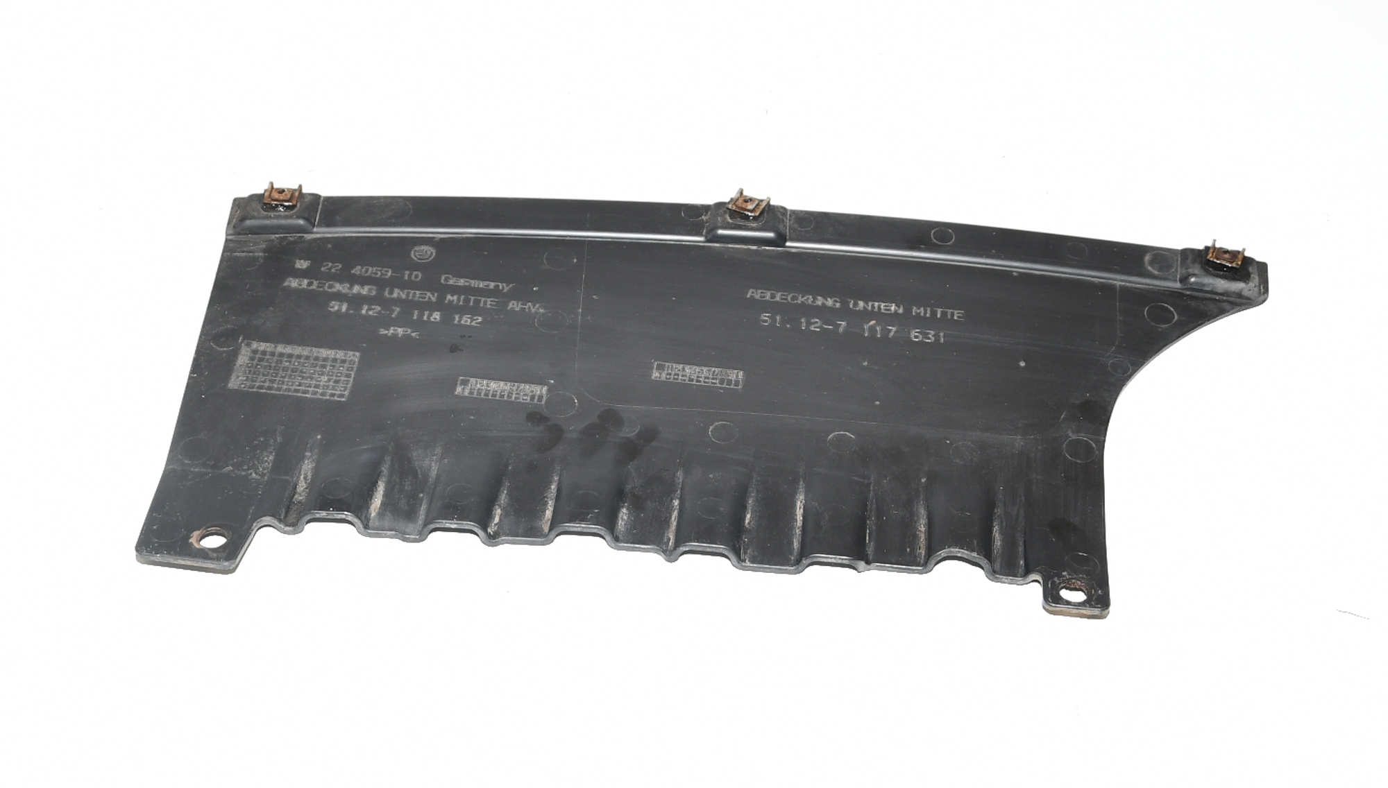 Unterbodenverkleidung Abdeckung Hinten 51127117631 E87 116i Original BMW 