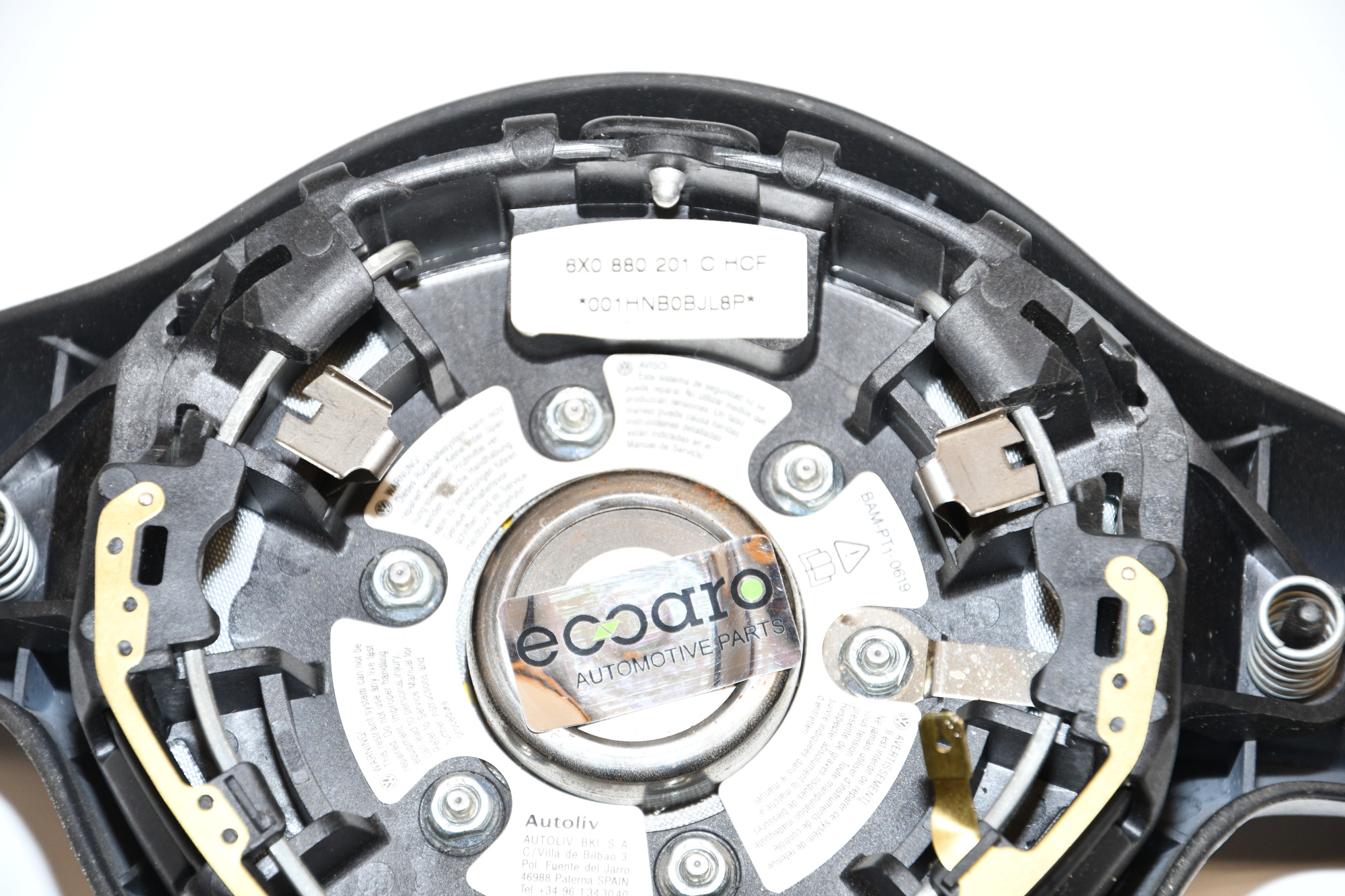 Blende Abdeckung Lenkrad  6X0880201C HCF Polo 6N Original Autoliv 