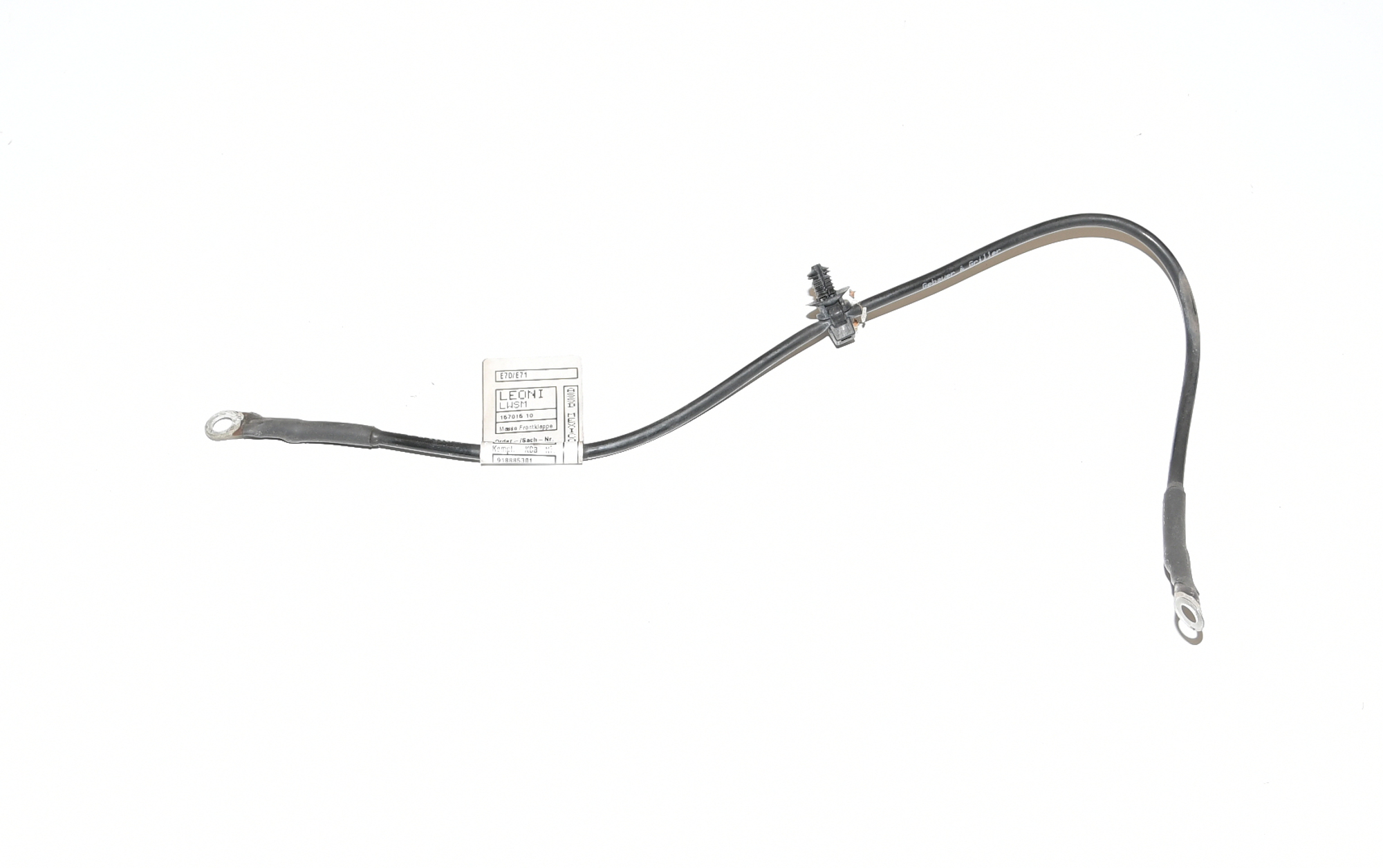 Leitungssatz Batterie Minus  9188853 X6 E71 Original BMW 