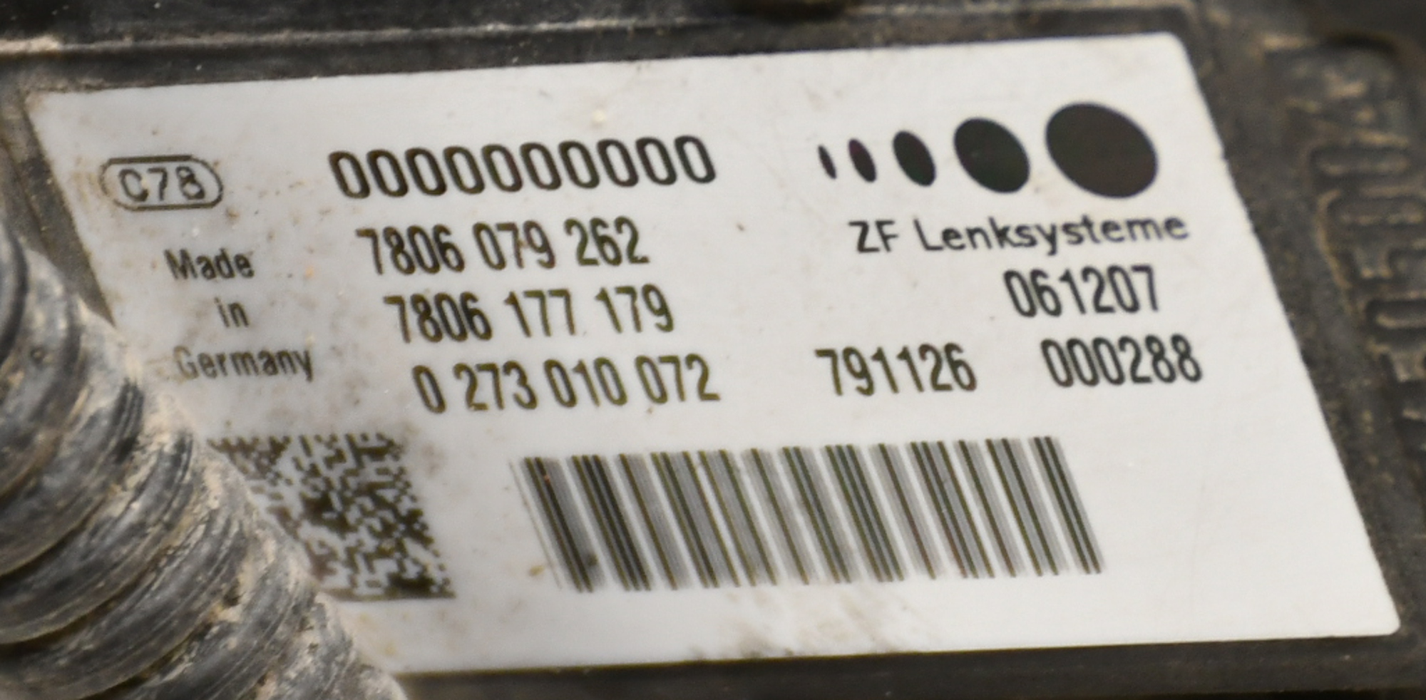 Lenkgetriebe Servolenkgetriebe  6785267 E81 Original ZF 