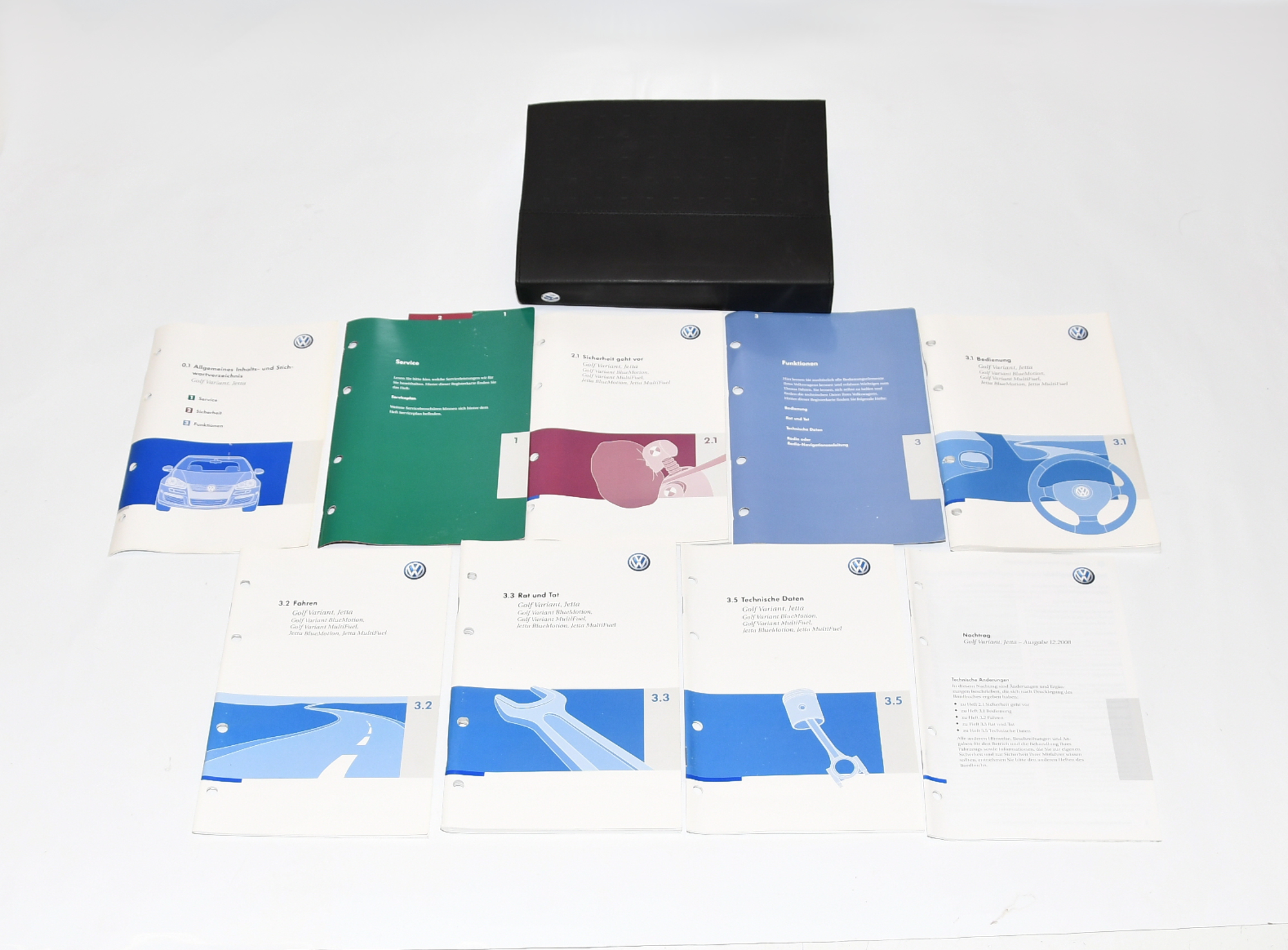 Bordmappe Bordbuch Bedienungsanleitung  291551JEI00 Golf V 5 Variant Original 