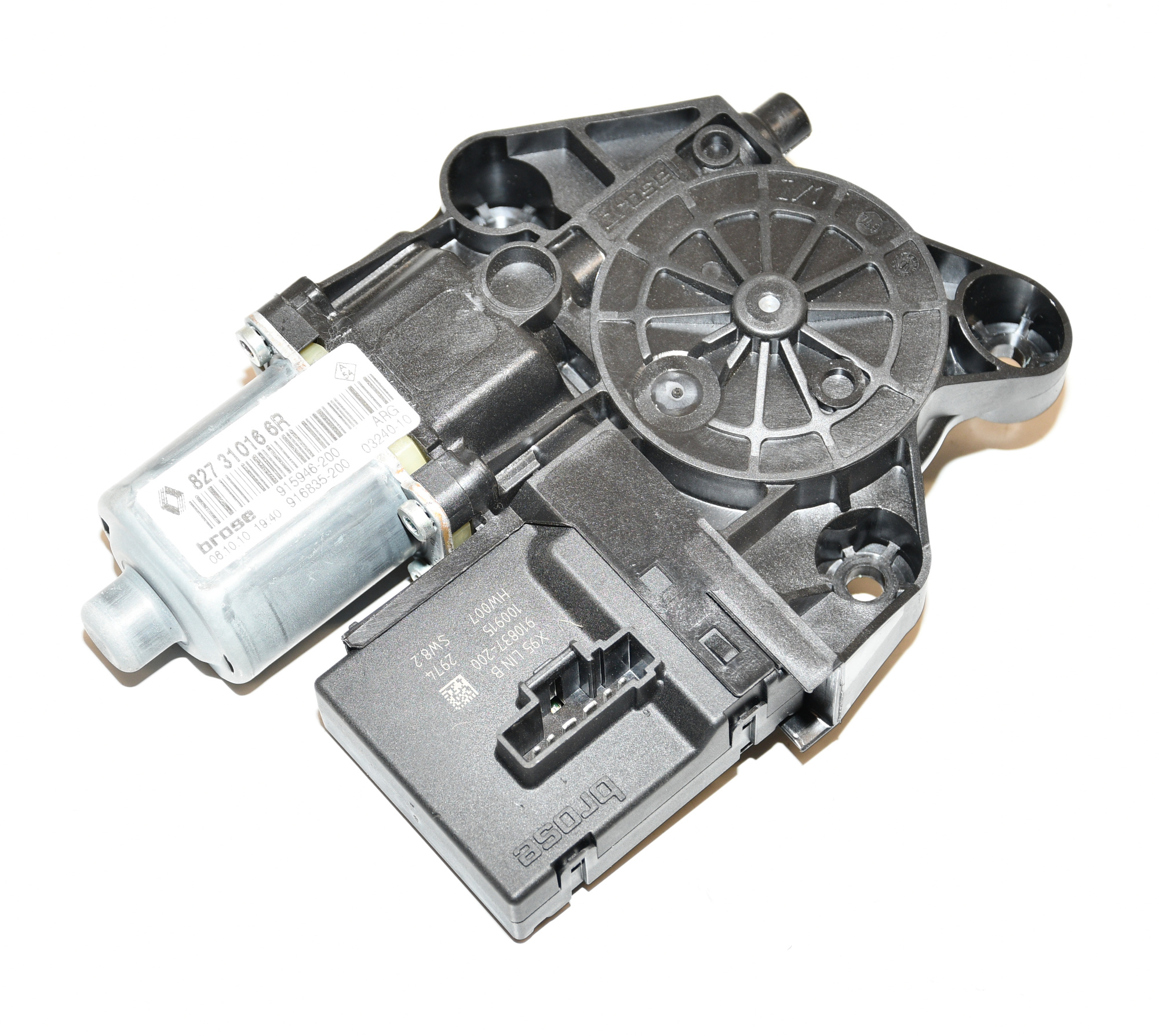 Fensterhebermotor mit Steuergerät Hinten,Links 827310166R Grand Scenic III 