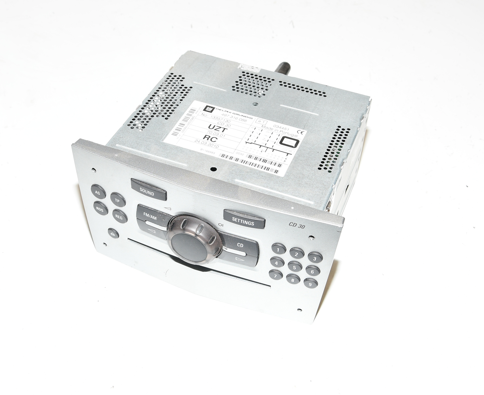 Autoradio  13357130 nicht entheiratet! Corsa D Original Opel 