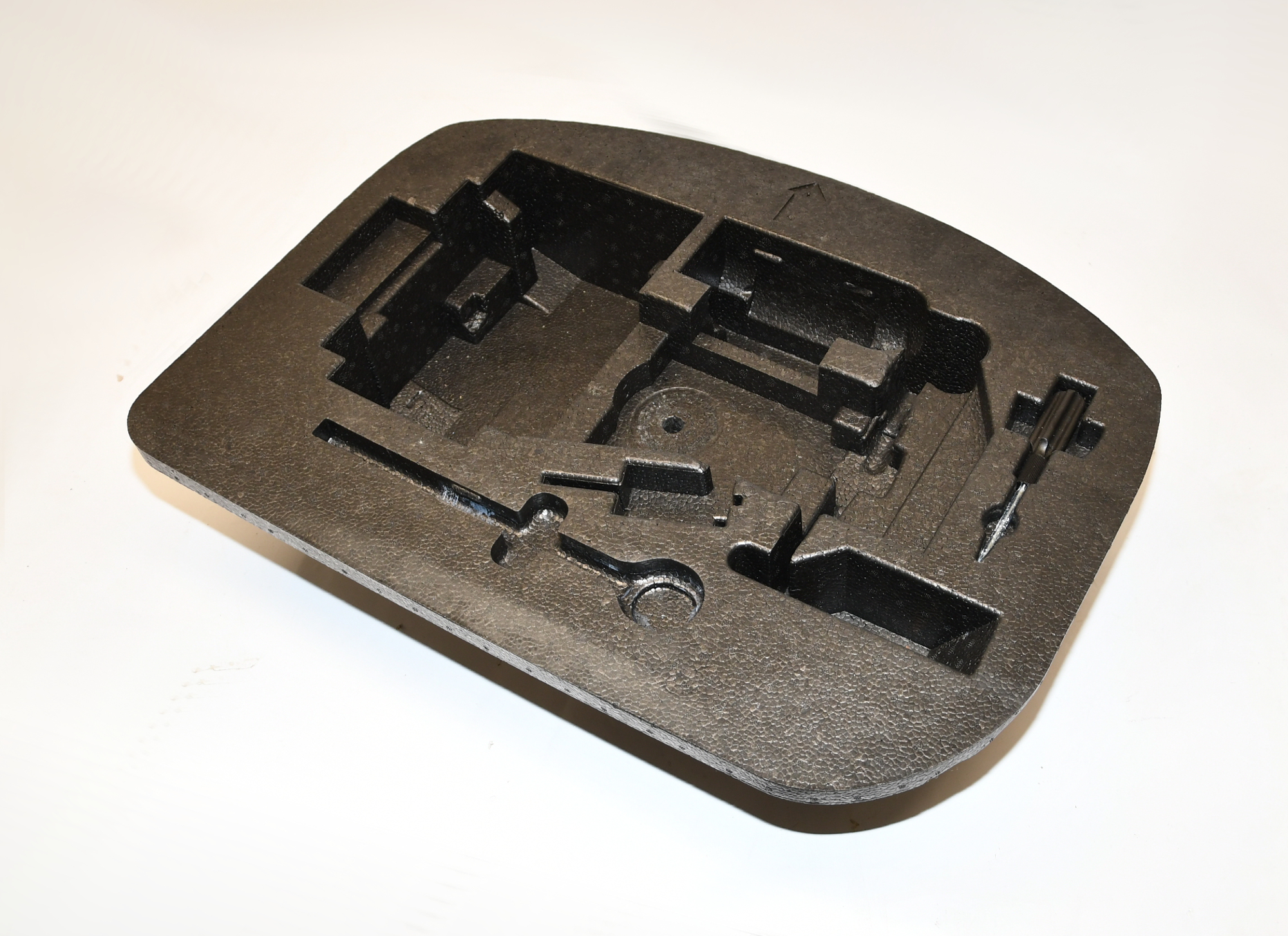 Werkzeugkasten Füllstück Styropor  51978025 500C Cabrio Original Fiat 