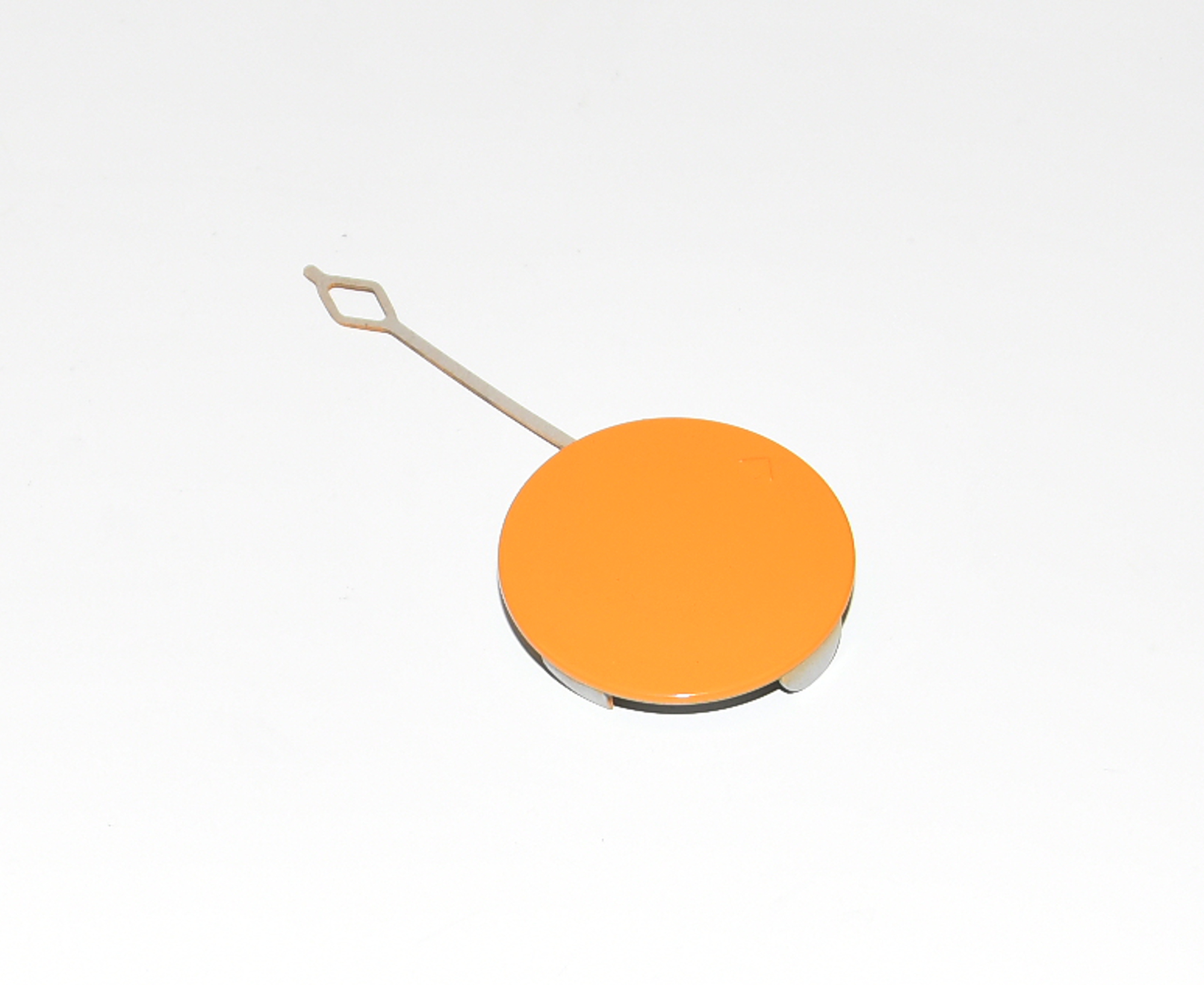 Abdeckung Kappe Abschleppöse Hinten,Links 7315503 B70 Volcanic Orange Original 