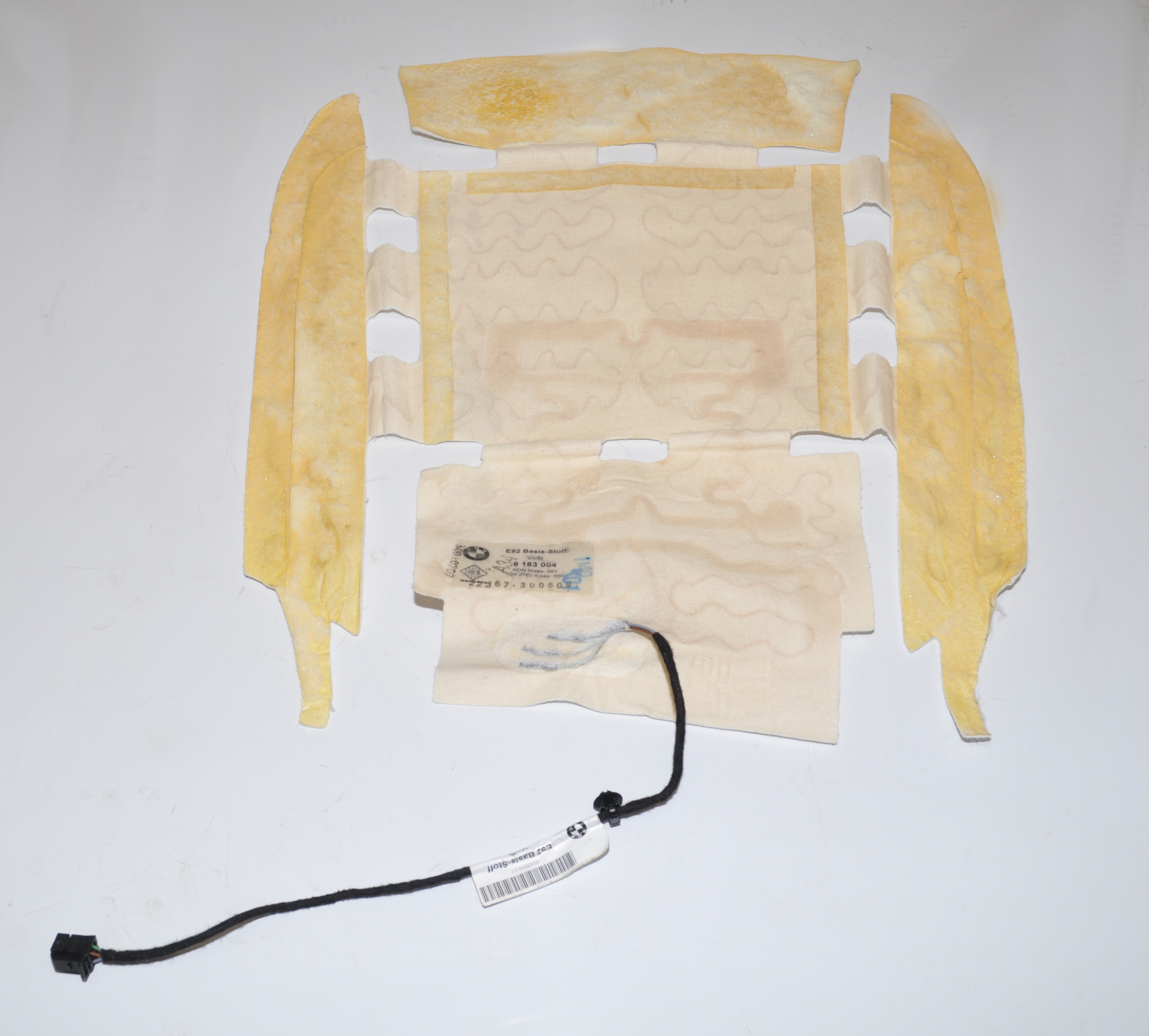Sitzheizung Heizelement Sitzfläche Vorne,Rechts,Links 9163004 BMW E81 116I BMW 